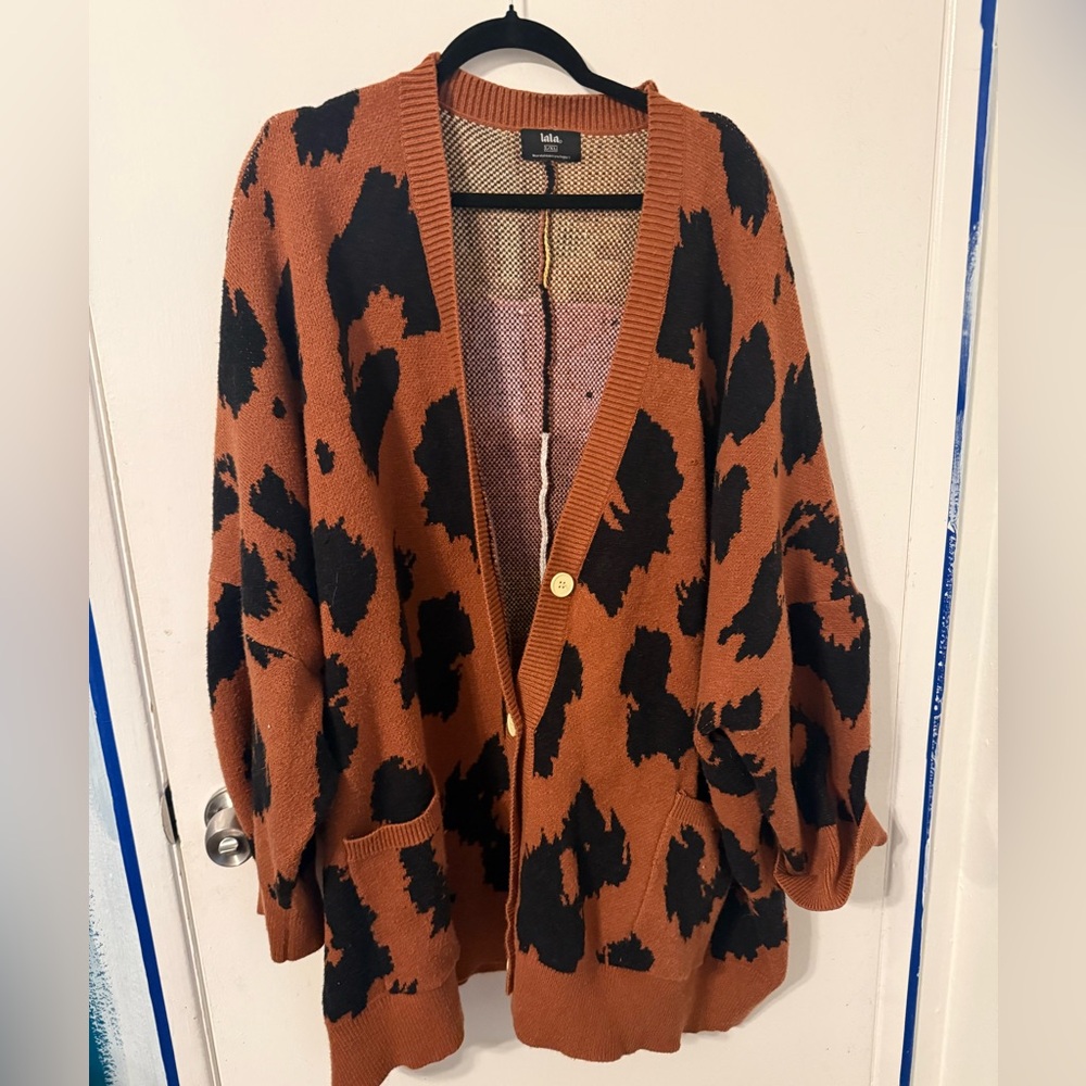 Dressed in Lala MEOW cardigan